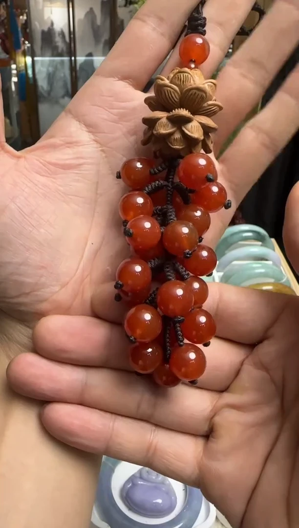 玛瑙/玉髓车挂未镶嵌车挂