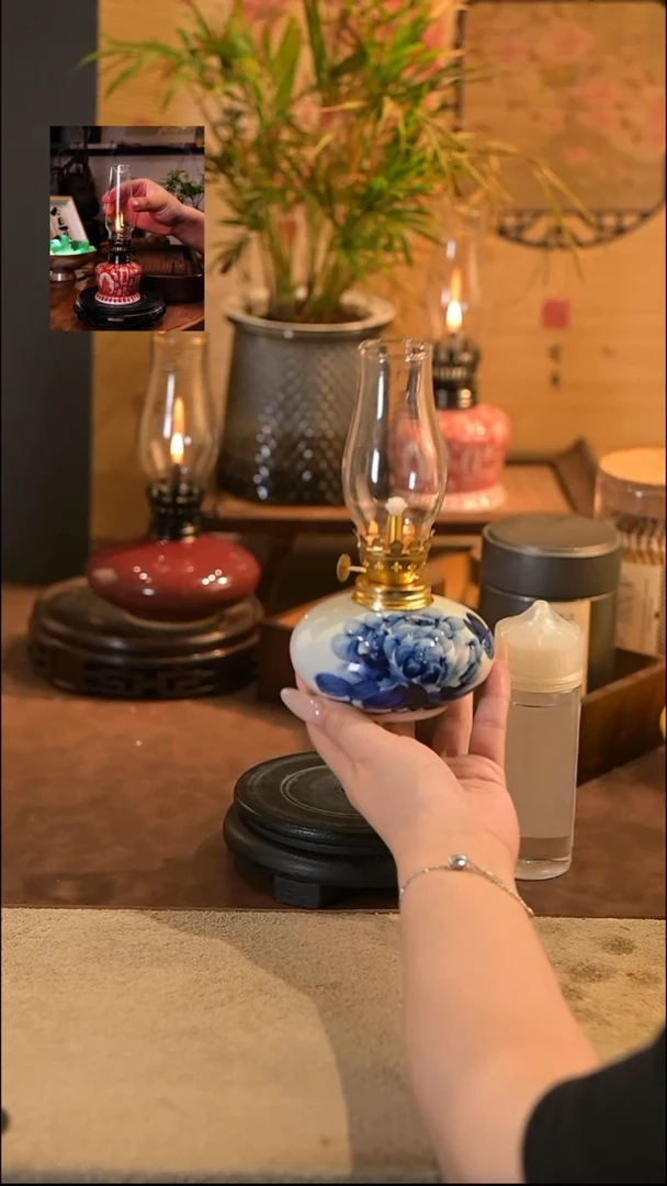 景德镇陶瓷香薰灯摆件