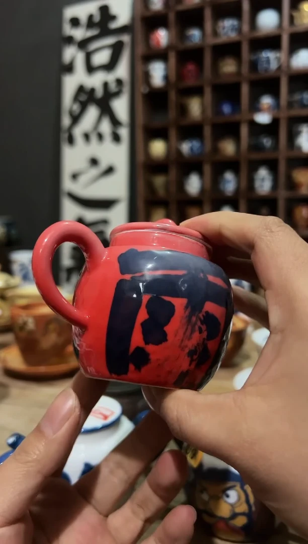 【闪购商品】观云听雨原创手绘茶具-听雨