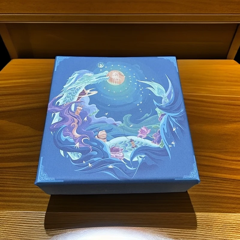 首饰盒/箱  蓝色小盒子 水滴形 -512222