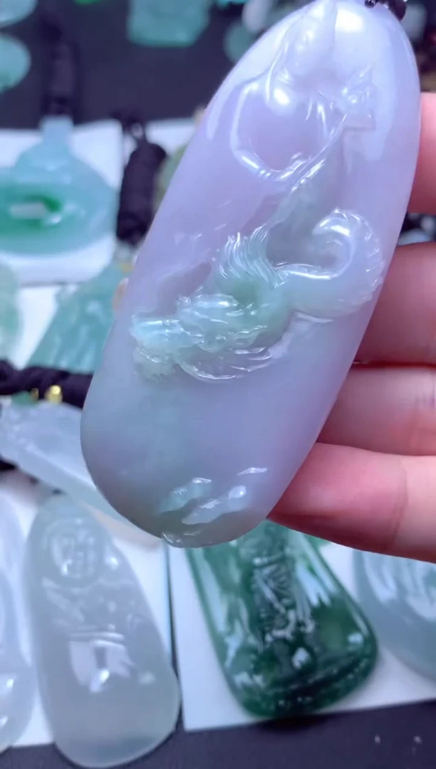颈饰未镶嵌翡翠天然A货翡翠