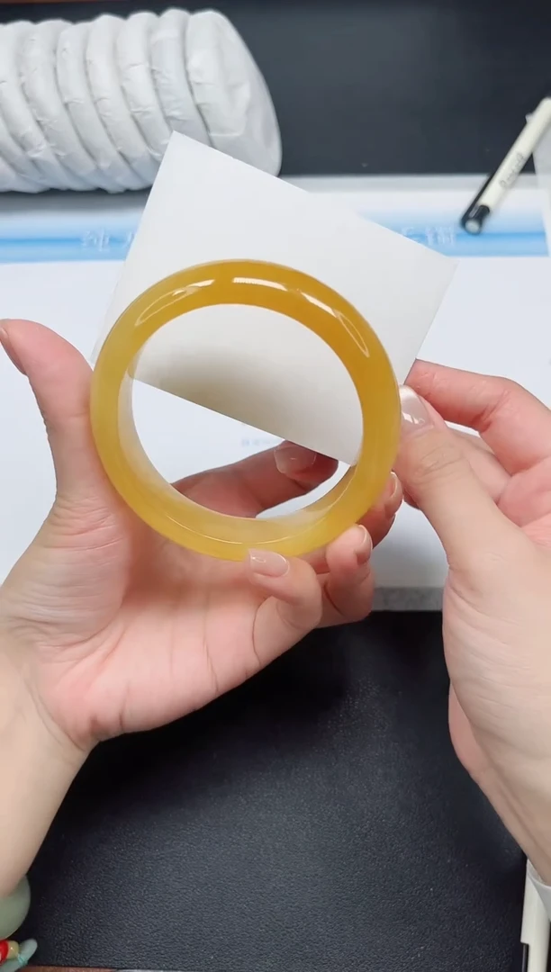 石英质玉手镯未镶嵌153-62.5国检发货