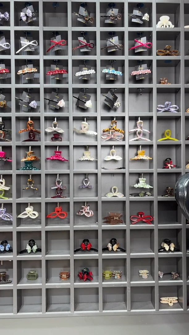 醋酸非金属韩国醋酸品牌发饰8.5cm小剪刀鸭嘴边夹一对