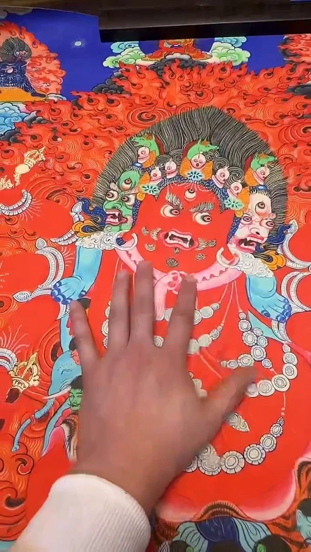 卷轴画古或今藏甄选唐卡073