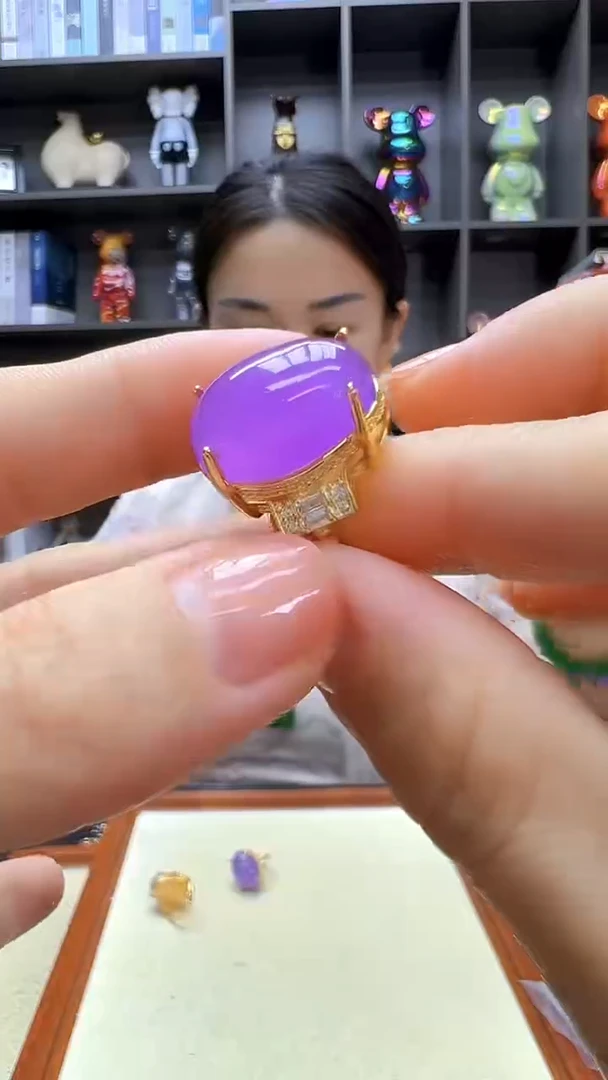 翡翠14K金镶嵌颈饰丹丹diy劲饰