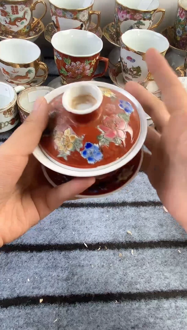 瓷片景德镇窑老厂瓷摆件