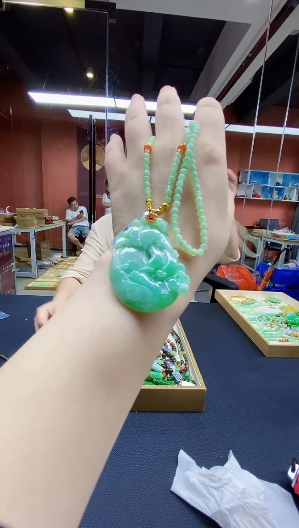 颈饰未镶嵌翡翠翡翠吊坠