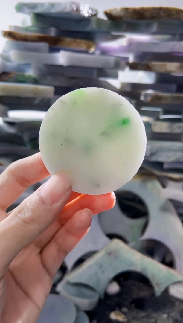 裸石翡翠缅甸翡翠A货陈5541