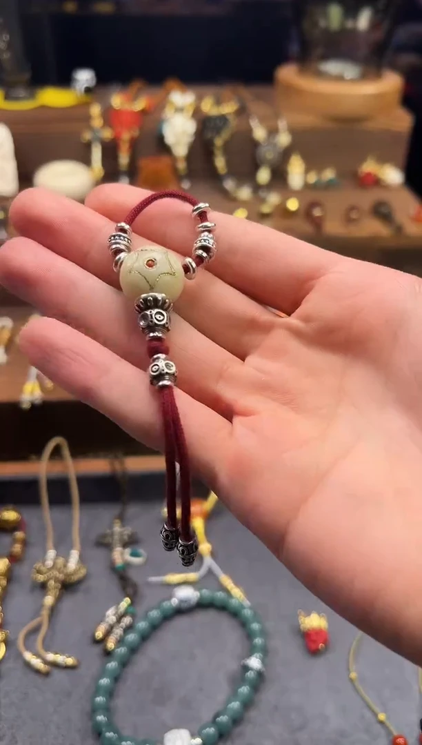 吊坠金刚菩提白五星三通套装