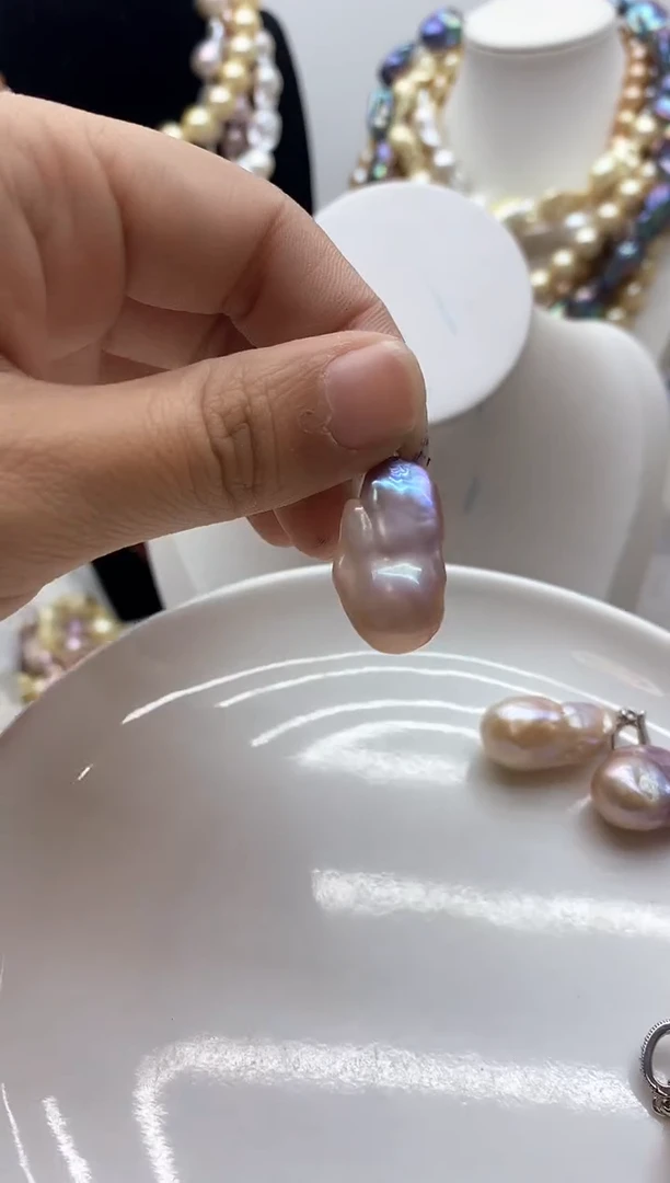 【闪购商品】淡水珍珠颈饰钛钢126