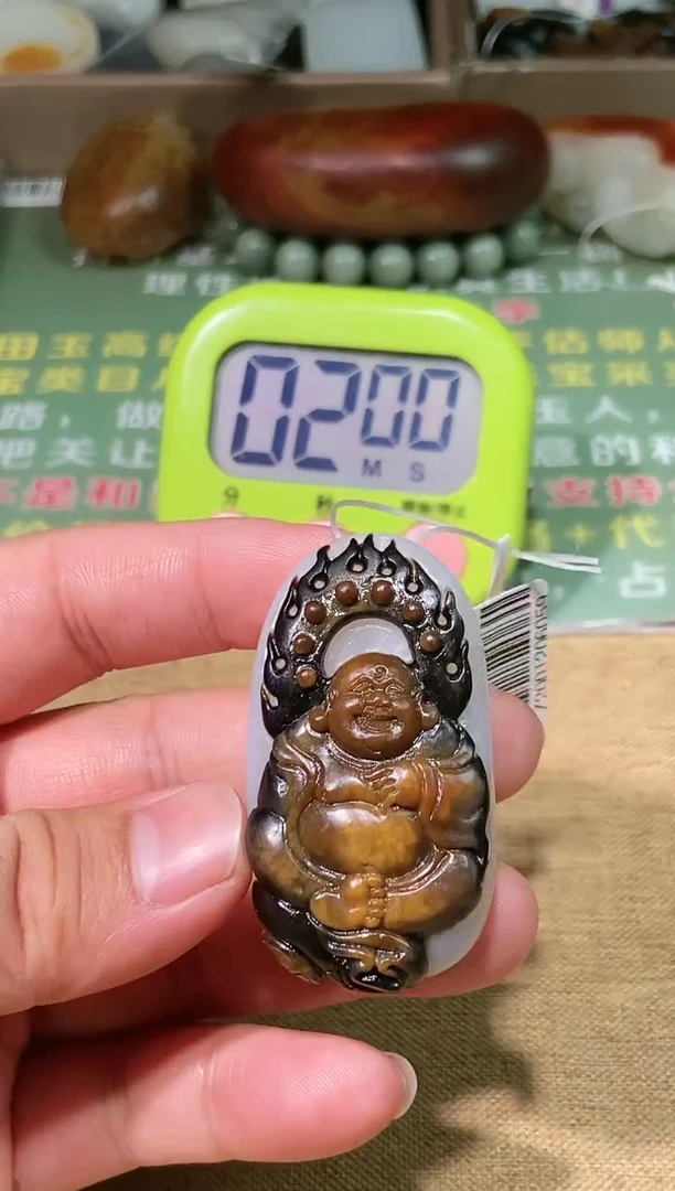 颈饰未镶嵌和田玉鱼****术多样性拍一发一