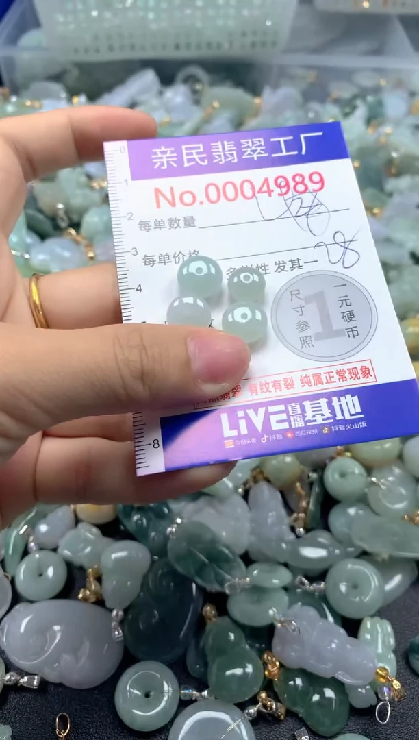 颈饰未镶嵌翡翠4989