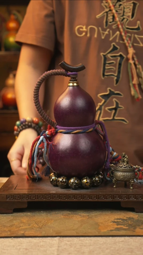 176大漆一物一拍记葫堂出品【不带手串】