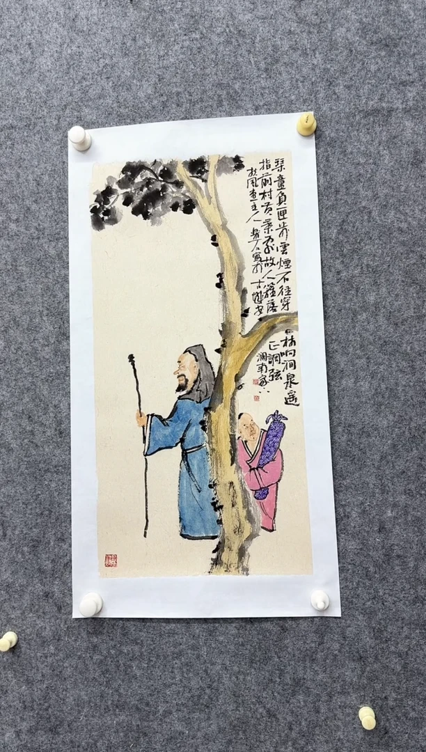 国画DH-LS老师绘画作品