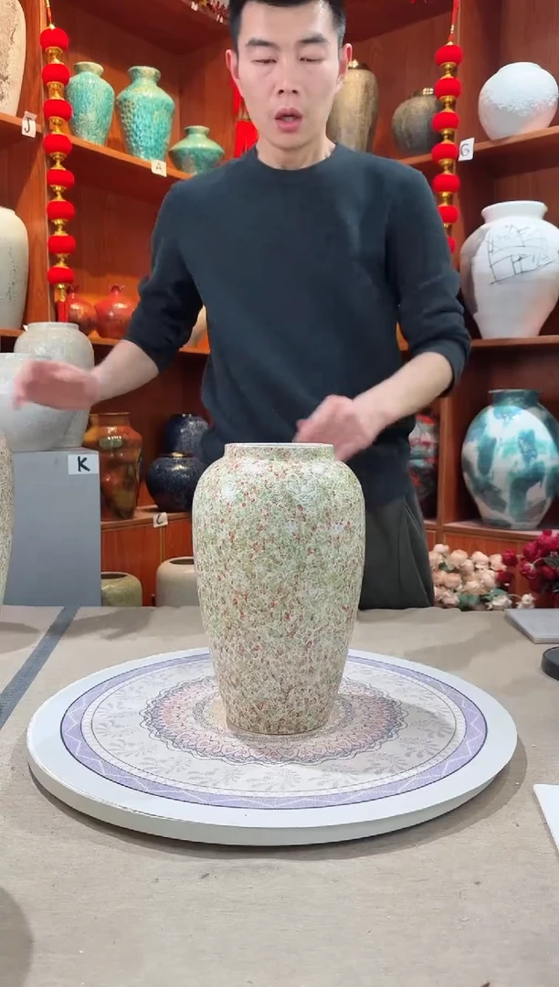 【闪购商品】瓶精品陶瓷花瓶 无花 绿野仙踪中号
