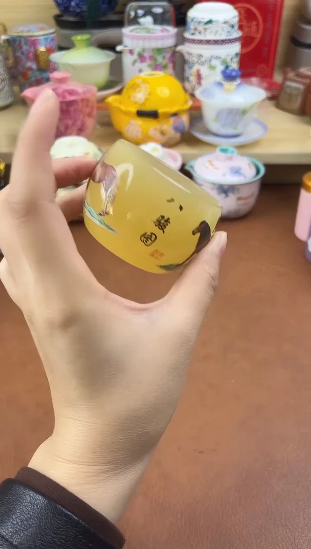 陶陶瓷茶具摆件旅行套组