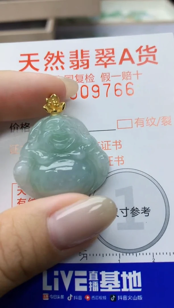 颈饰未镶嵌翡翠天然翡翠A货