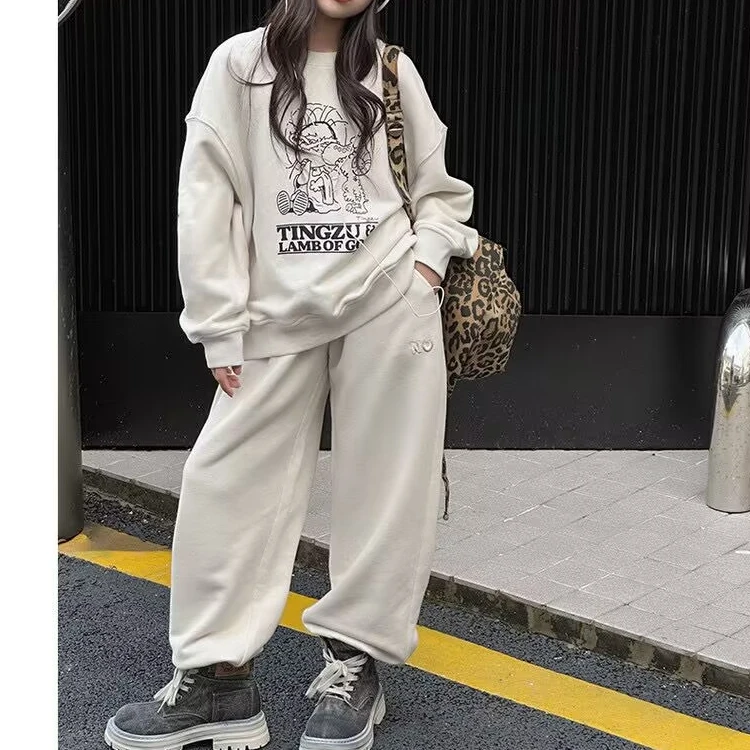 儿童春季新款卫衣卫裤套装