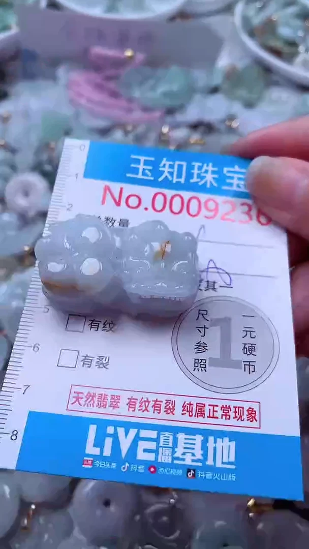 吊坠(不含链)未镶嵌翡翠9238