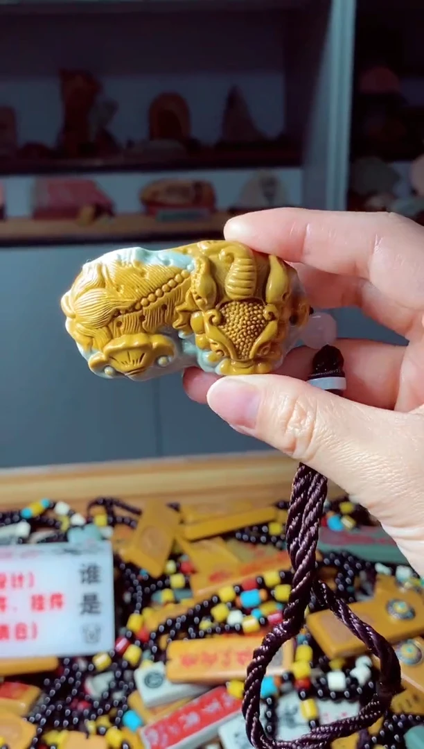 石材石头雕刻手把件挂件