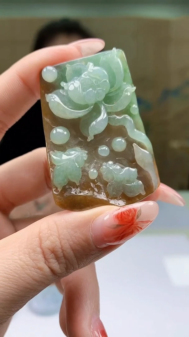 【闪购商品】定制翡翠未镶嵌4902ty-毛货挂件11