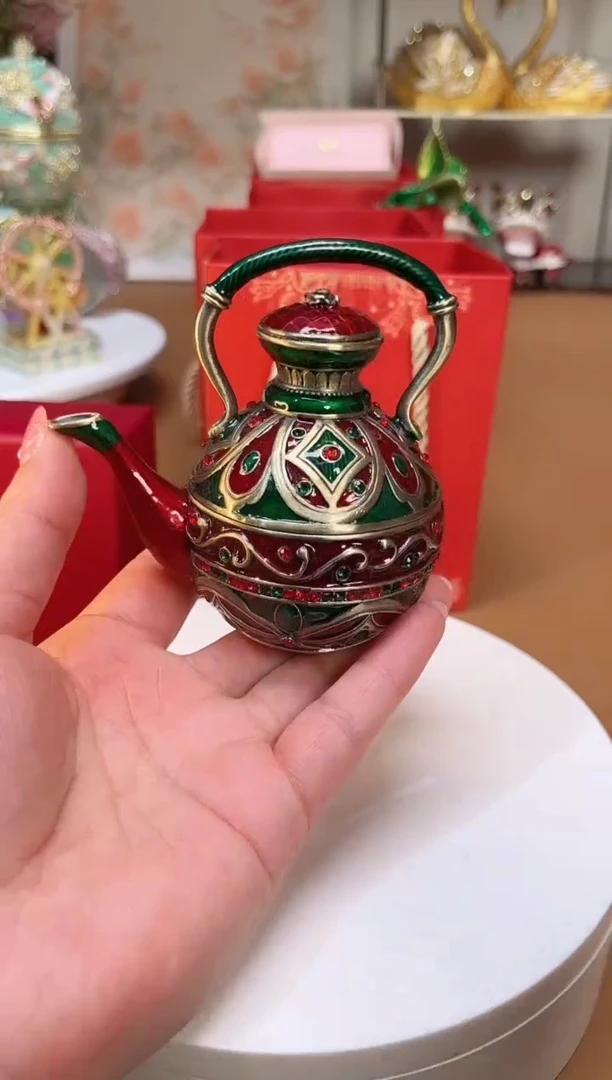【闪购商品】易尚宝珐琅彩首饰盒