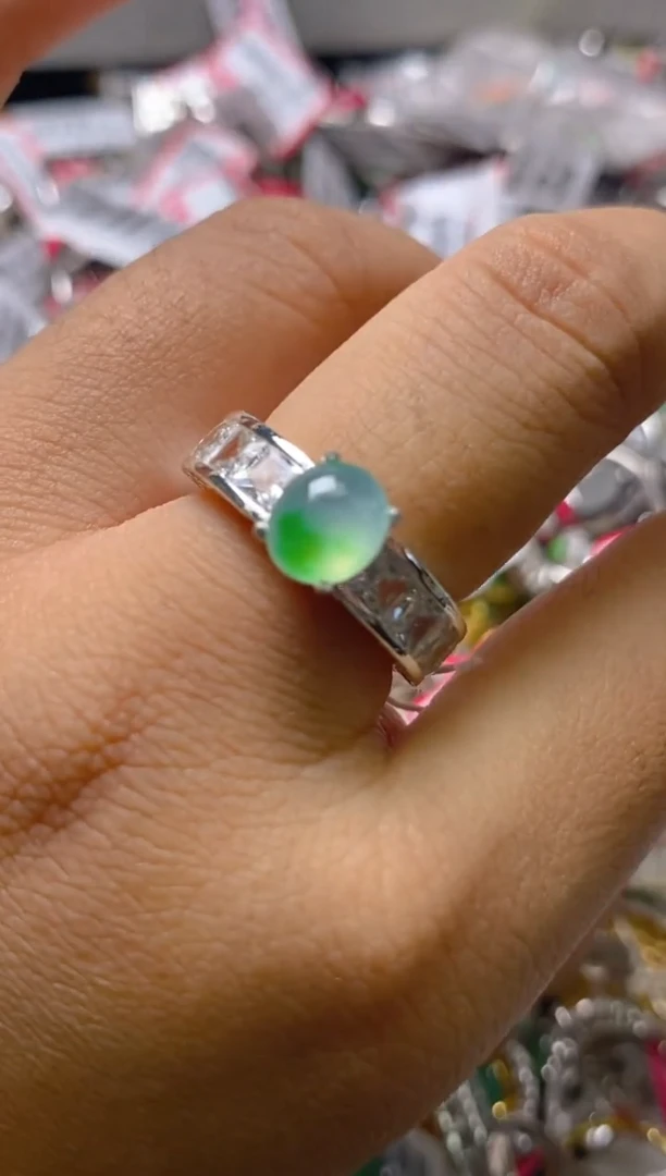 未镶嵌戒指翡翠铜托