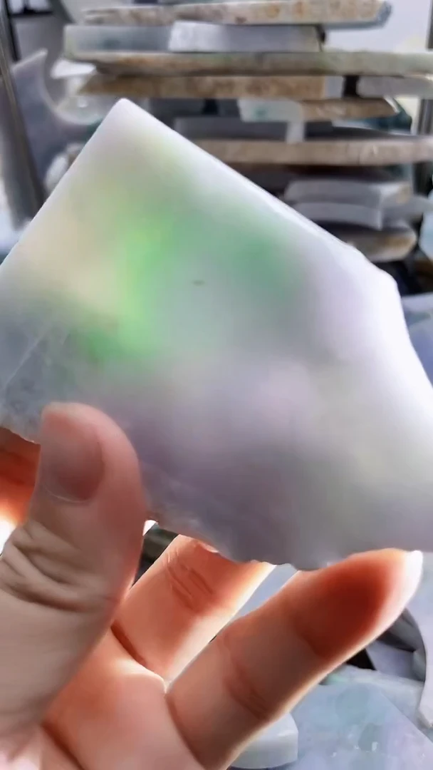 裸石翡翠天然A货翡翠板料