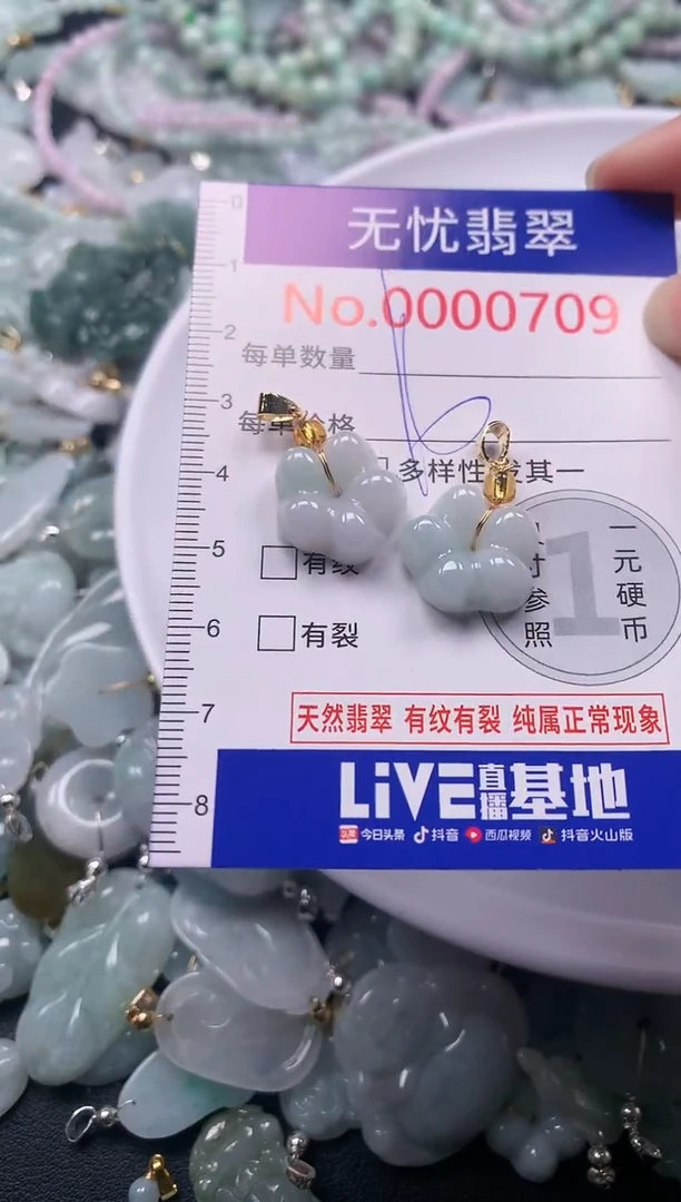吊坠(不含链)未镶嵌翡翠709