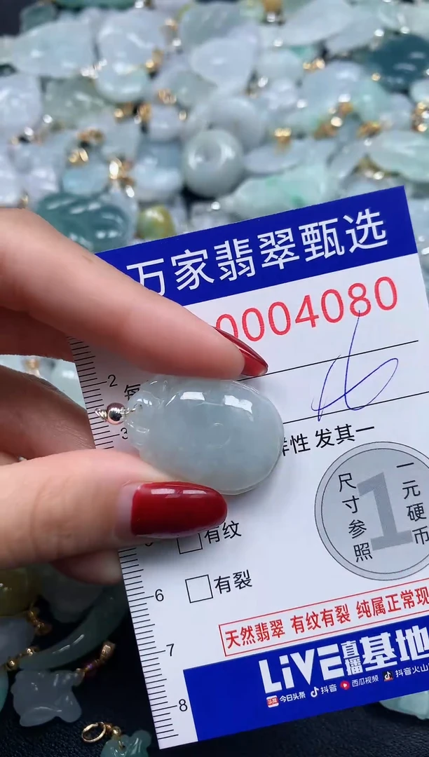 颈饰未镶嵌翡翠4080
