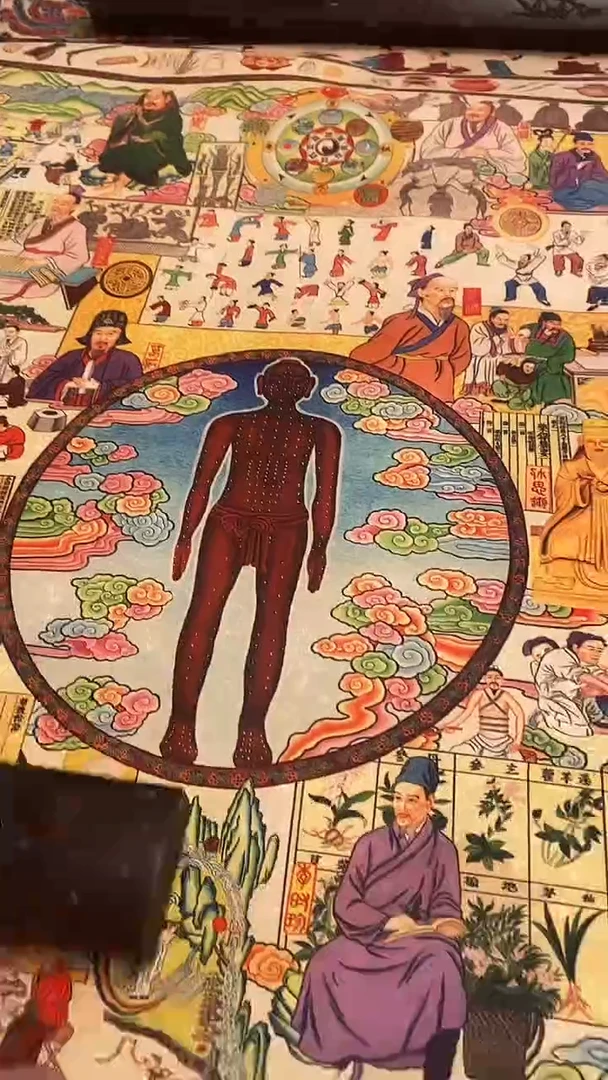 装裱画精美唐卡tk16033