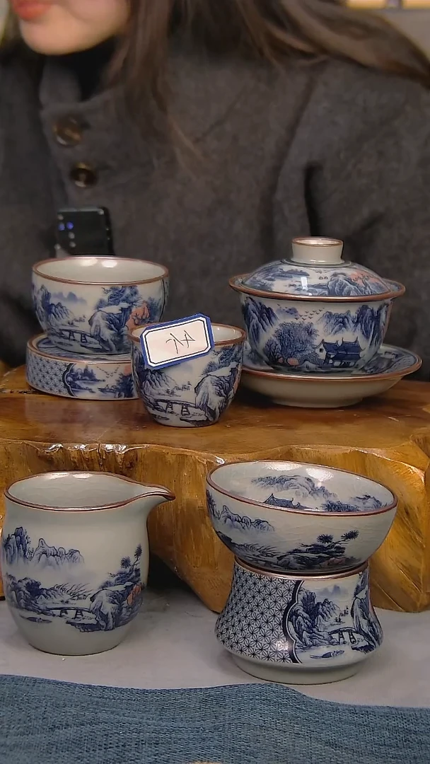 【闪购商品】简装家用款9件套 陶瓷家用茶具系列