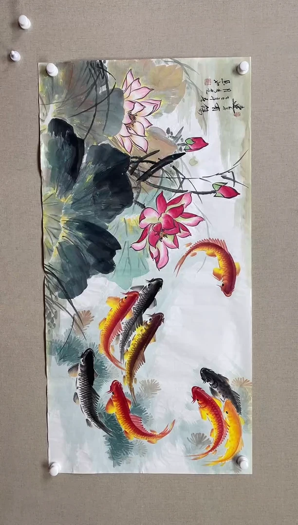 国画138*68 李秀芝李秀芝李秀芝李秀芝