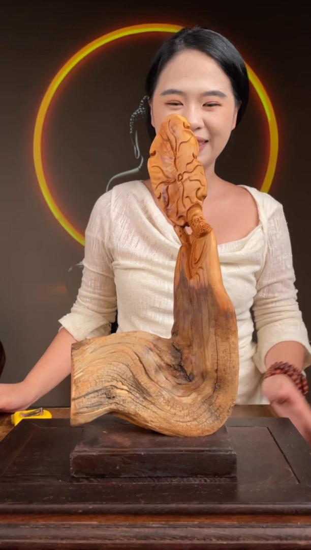 柏木（崖柏）手工摆件,先抢先得! 编号:39