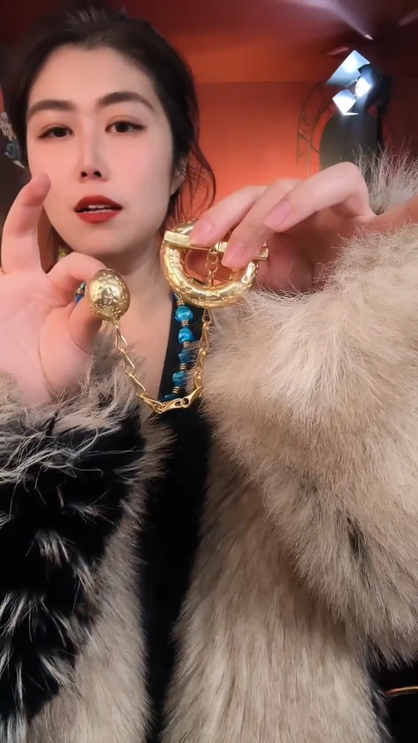 合金琉璃合金无中古重工素金金球胸针