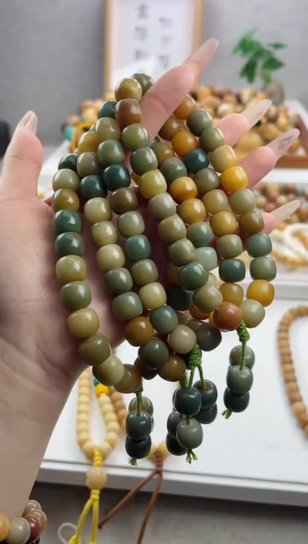 【闪购商品】菩提根/象牙果手串s58干磨油膏桶珠11*12手持