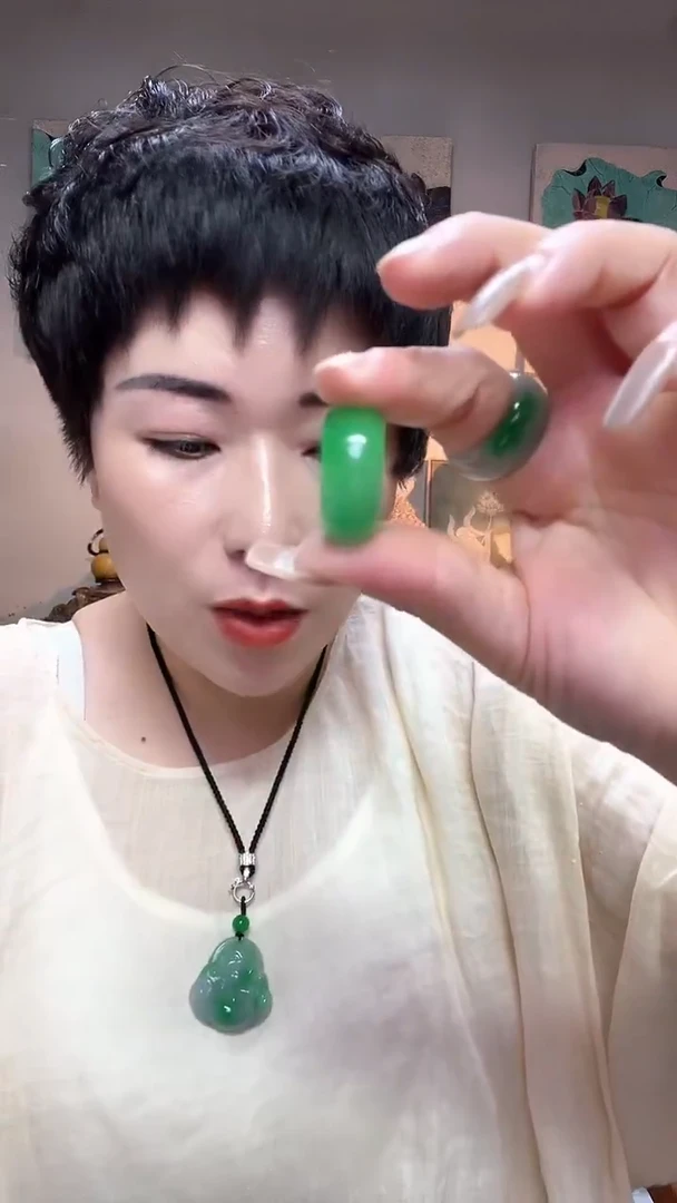 未镶嵌戒圈翡翠575