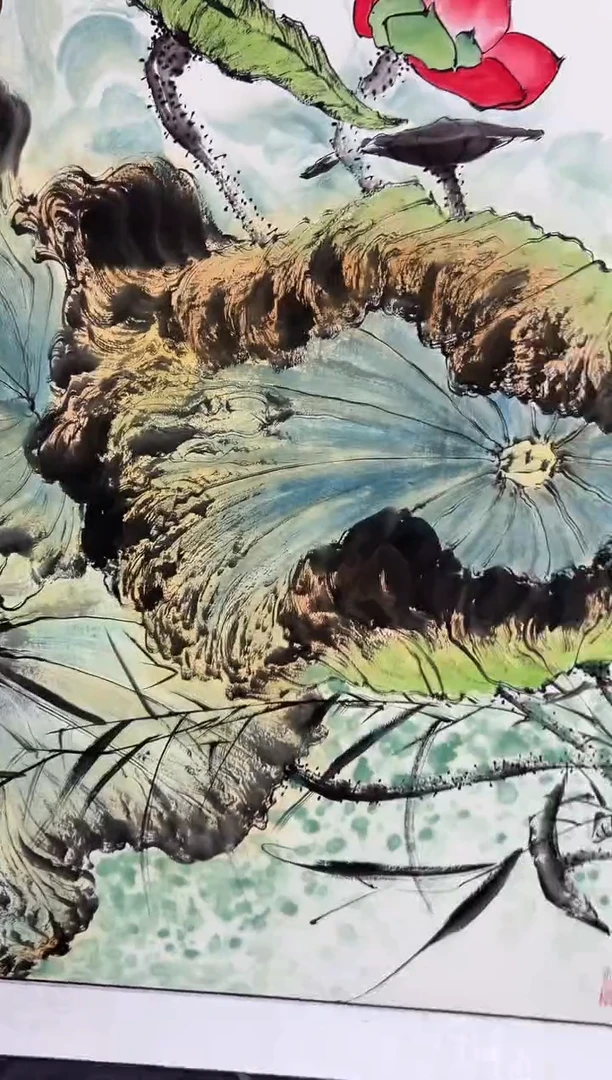 国画刘立荣亲笔绘画手绘作品D38