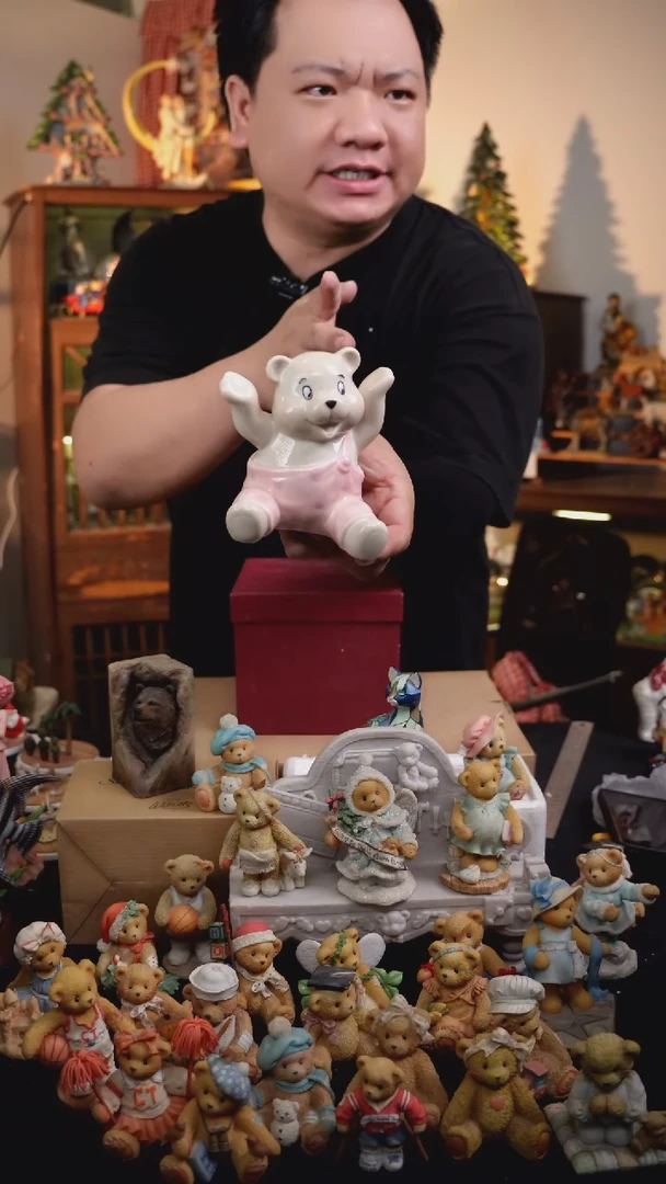 陶瓷中古摆件默认微瑕