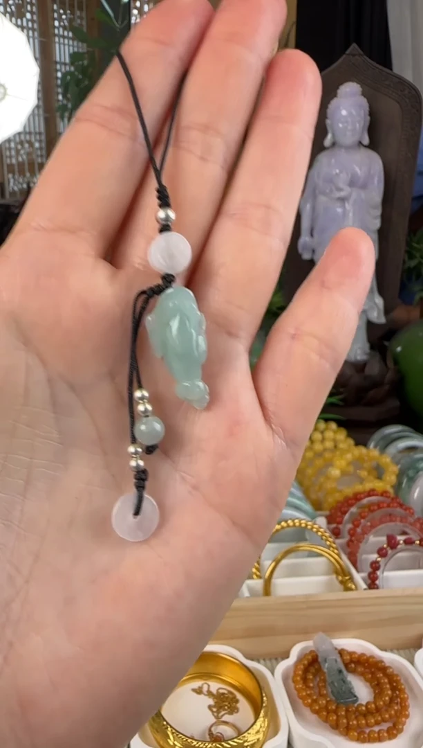 未镶嵌挂件翡翠挂件