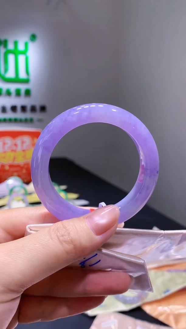 未镶嵌手镯翡翠-k98  天然缅甸A货翡翠53.9正圈总价19万定金2万