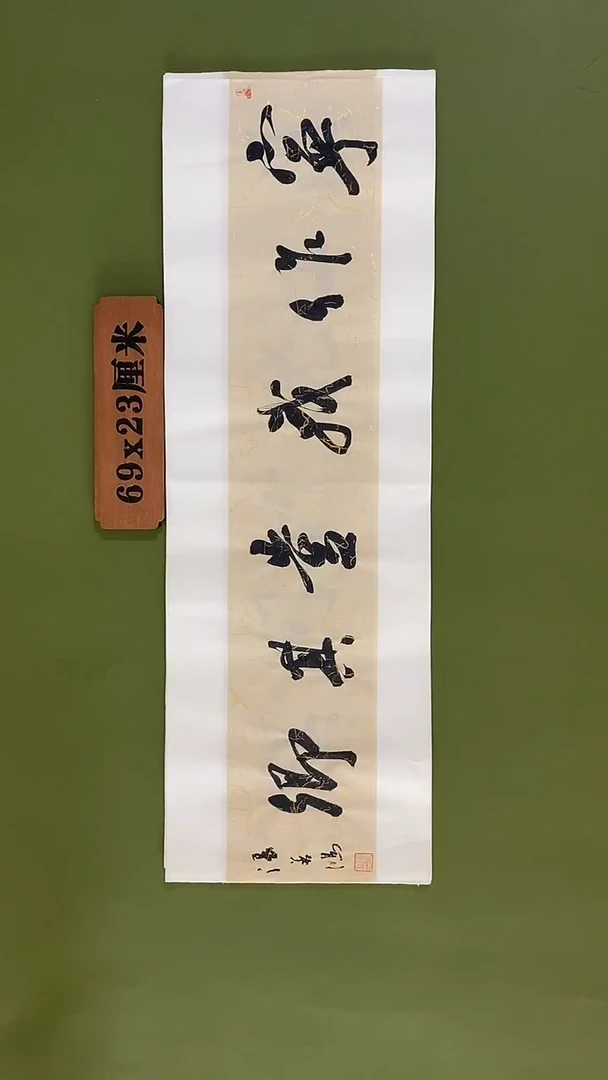 书法书法 张若鸿 尺寸69cm*23cm