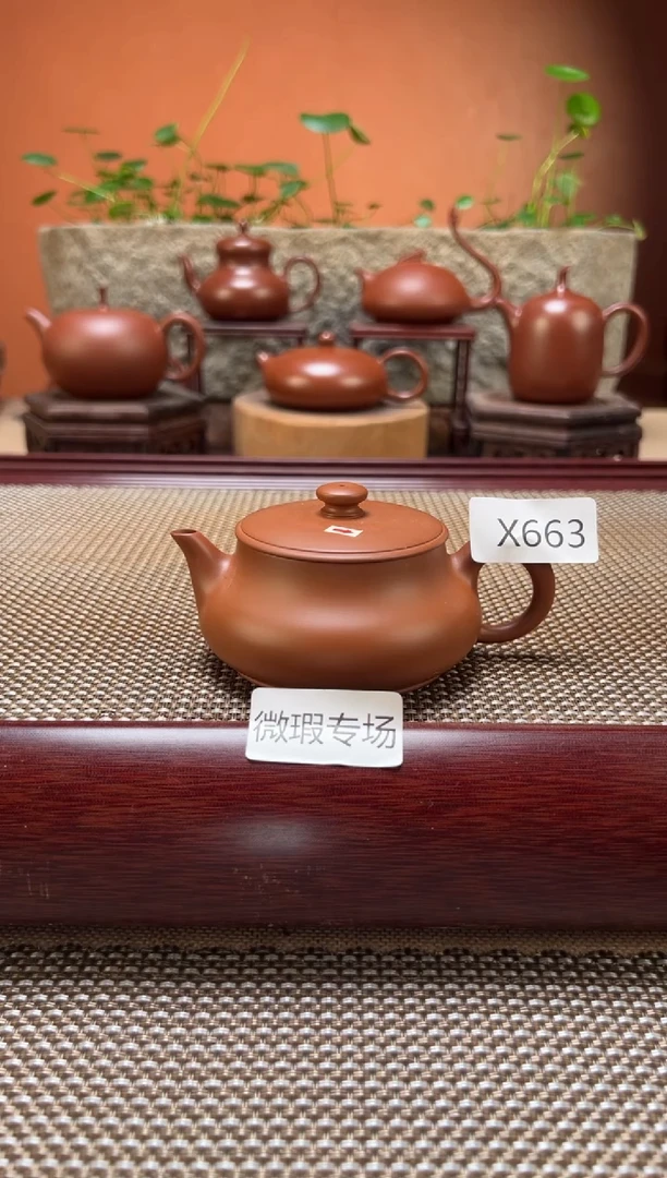 茶壶紫砂【微瑕】纯手工X663