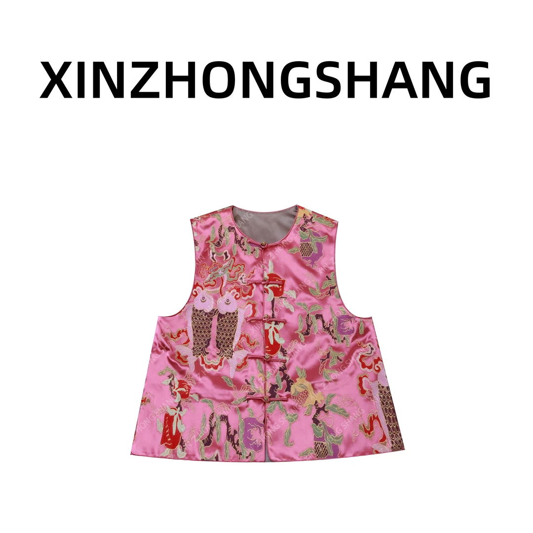 【双鱼马甲】新中裳-深圳原创高定刺绣马甲马夹992212