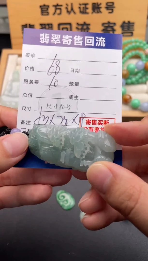 颈饰未镶嵌翡翠10146593