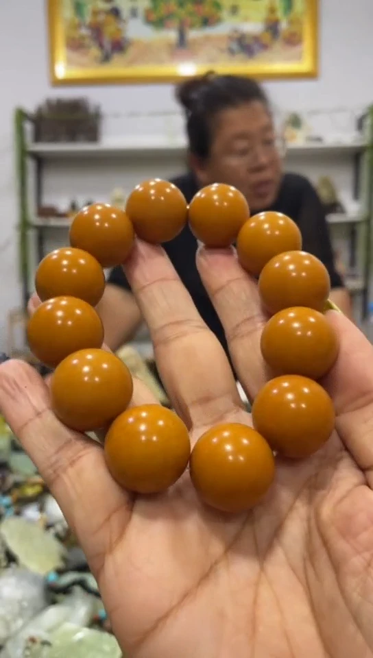 未镶嵌岫玉手串 20+