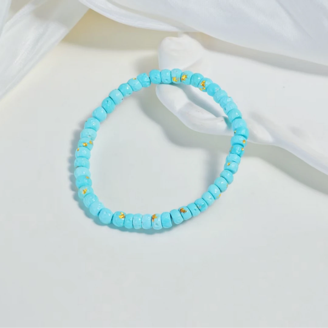 【寰宇】花奢珠宝 绿松石百搭手串（多样性发货）