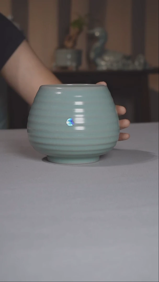 汝瓷68号大瑕炫纹钵