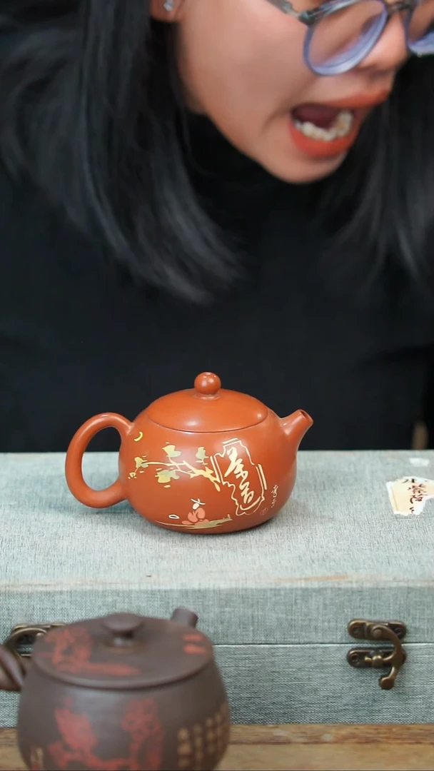 壶黄倩建水紫陶完品带礼盒256