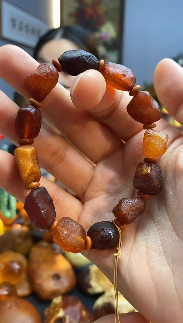 手串琥珀未镶嵌手串